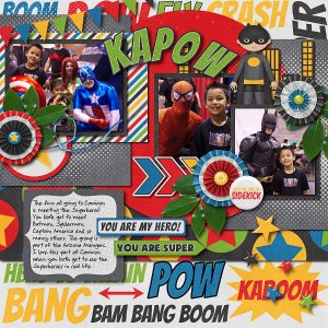 Kapow Super Heroes