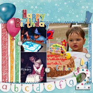 at age 2...