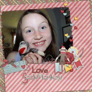 The love of Sock Monkey