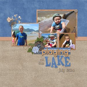 Playing at the Lake