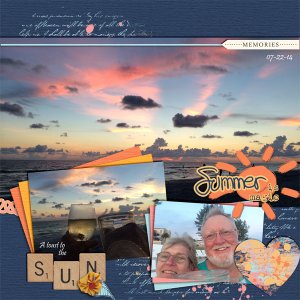 Sunset Toast Longboat 2014