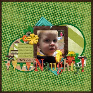 He's Being Naughty!
