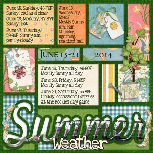 June 15-21, 2014 Weather