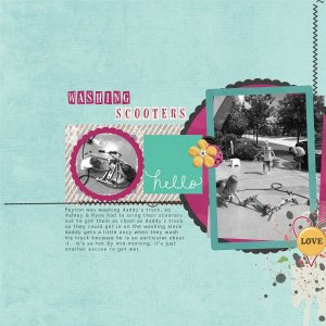 Washing Scooters - Font Challenge Aug 2014