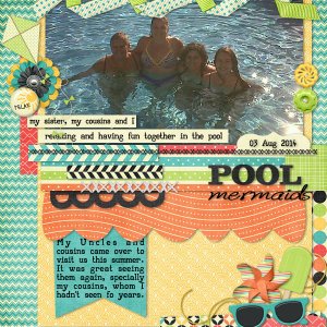 pool mermaids