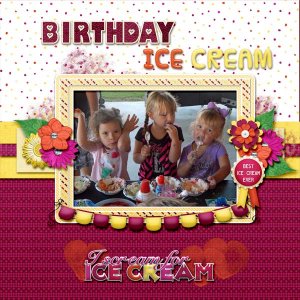 Birthday Ice Cream