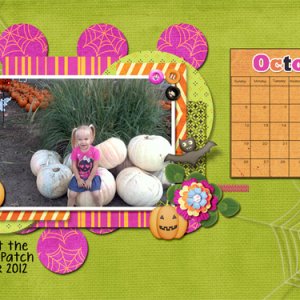MissK at the Pumpkin Patch