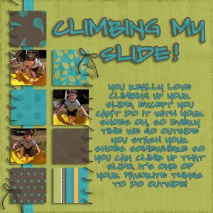 Climbing My Slide