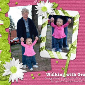 Walking with Grandma
