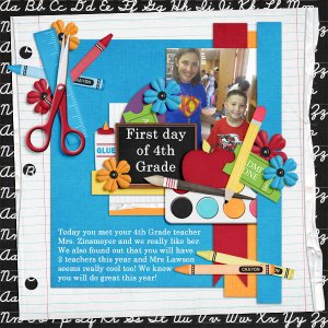 1st Day of 4th Grade
