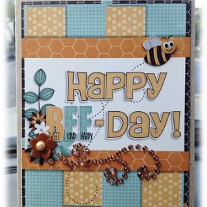 Happy BEE-Day Card