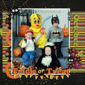 October Calendar Topper