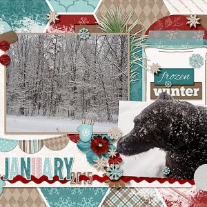 January calendar topper