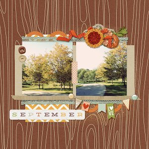 September Calendar Topper