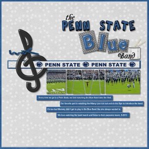 the Penn State Blue Band