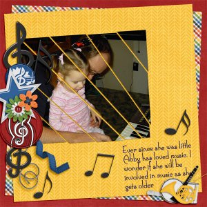 Loves her Music