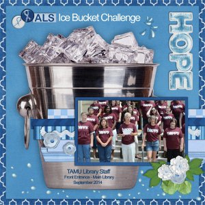 TAMU Library Staff ALS Ice Bucket Challenge