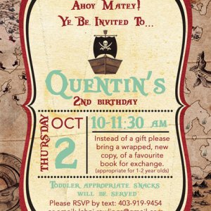 Bday invite