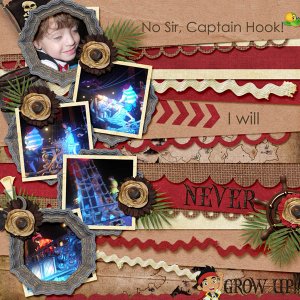 No Sir Captain Hook! I Will NEVER GROW UP!!