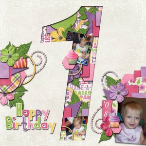 nessa's First birthday