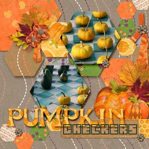 Pumpkin checkers