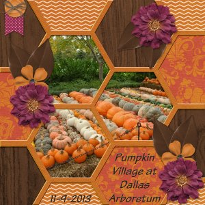 Pumpkin Village at Dallas Arboretum