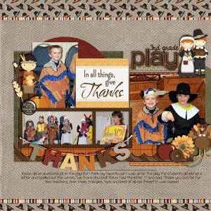 3rd grade Thanksgiving Play