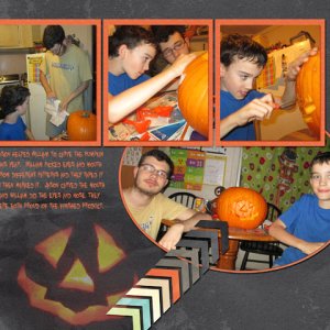 carving pumpkins