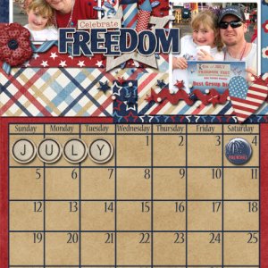 2015 Calendar July ds