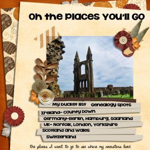 Genealogy Bucket List