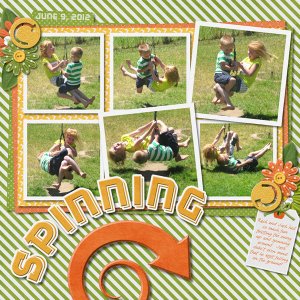 Spinning round and round!