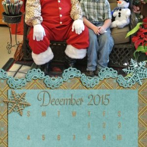 2015 Calendar Page December