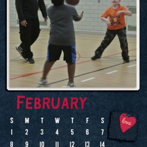 2015 Calendar Page Feburary