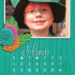 2015 Calendar Page March