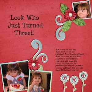 Abby is Three