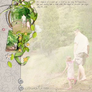 Walk with daddy
