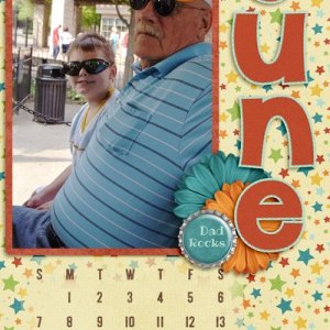 2015 Calendar Page June