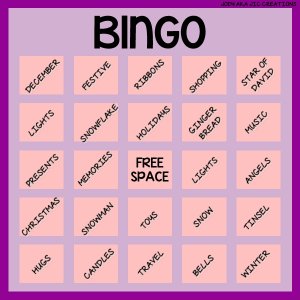 December 2014 bingo