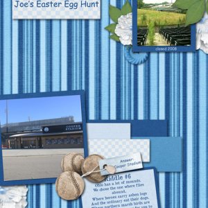 Joe's Easter Egg Hunt Riddle #6