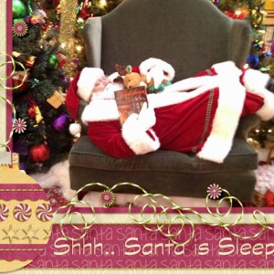 Shh.. Santa is Sleeping