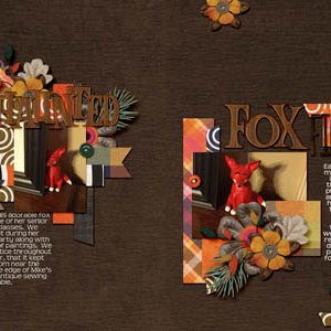 Haunted Fox - Double Layout
