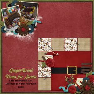 Ginger Bread Train for Santa
