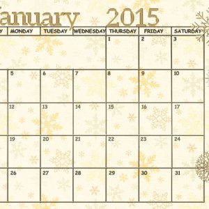 January Sum Up Calendar
