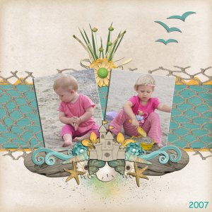 on the beach