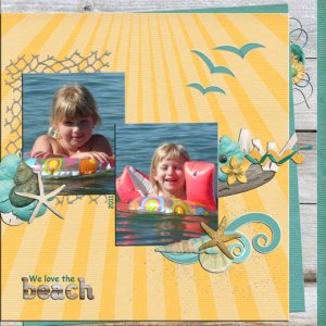 We love the beach
