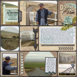 Dad's Farm Left Page