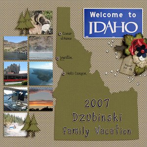 2007 Dzubinski Family Vacation Cover