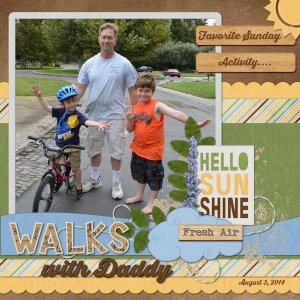 Walks with Daddy
