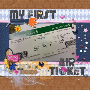 My 1st Air-Ticket