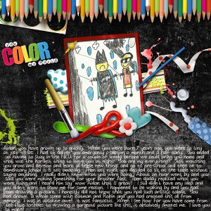 You Color My World